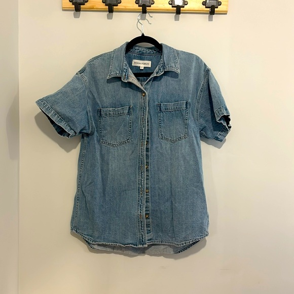 Oversized denim shirt - Picture 1 of 1